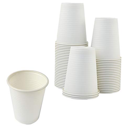 (a50) PZ 100 BICCHIERI COMPOSTABILI 200 ML ALTO 8,5 x 6,5 DIAMETRO CM COMPOSTABLE CUPS IDEALI PER BEVANDE